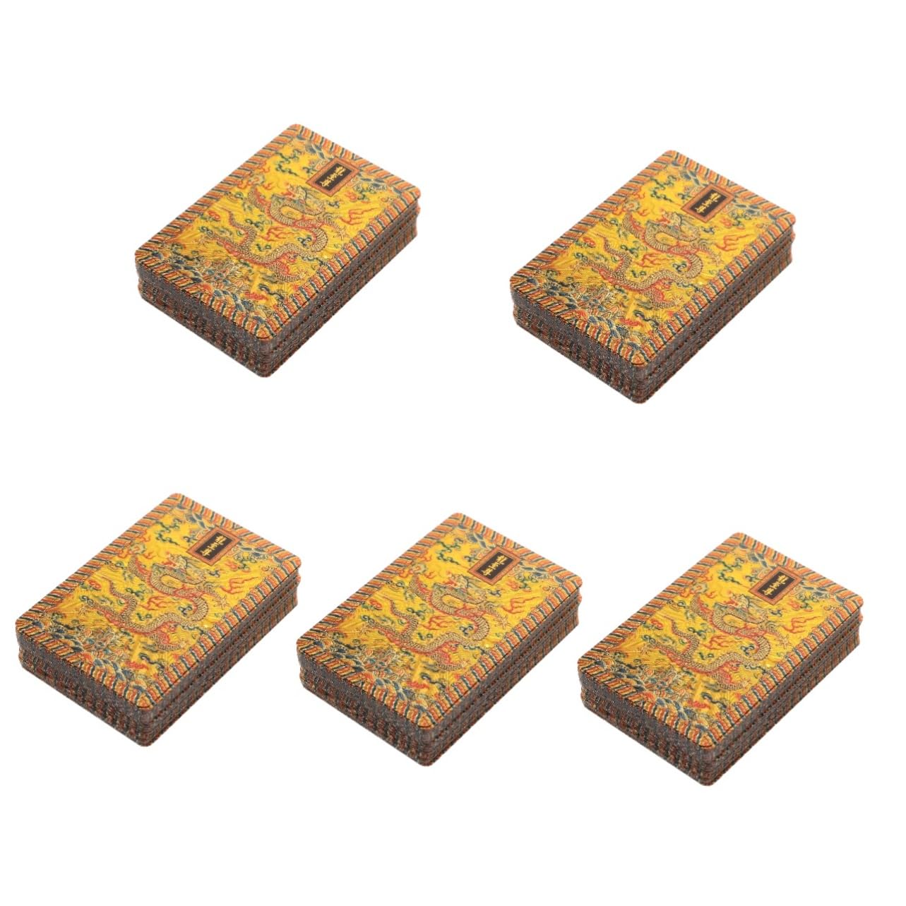 ibasenice 5confezioni Carte Da Gioco Professionali Design Per Giochi Di Poker Per Feste e Intrattenimento Familiare
