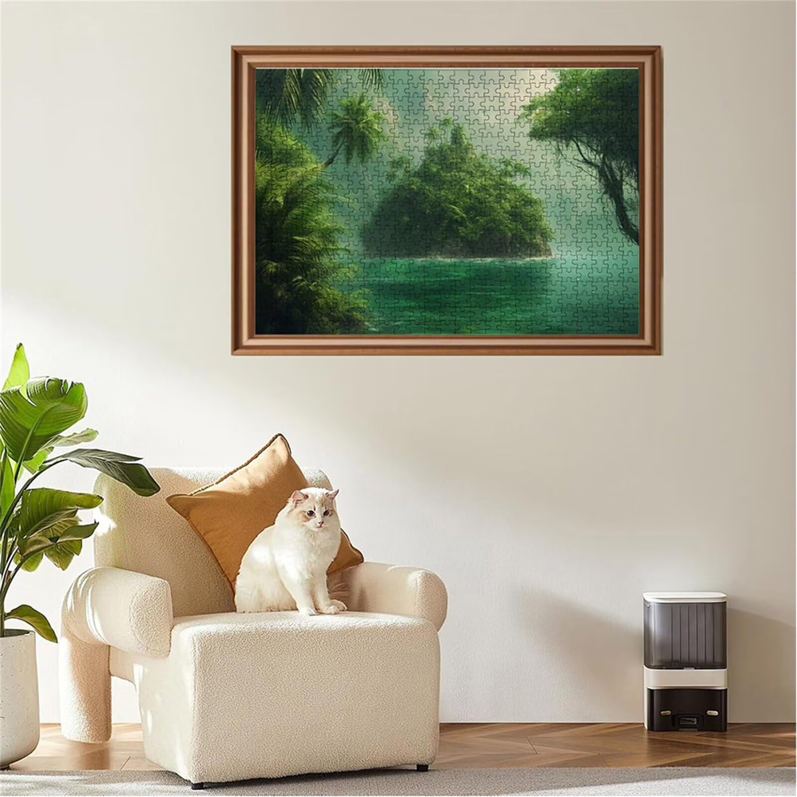 Puzzle 2000 sztuk wyspa puzzle natura układanki drewniane, klasyczne dla dorosłych diY gra wyzwanie idealnie pasują między nimi literami z tyłu Wysokiej jakości układanki dla dzieci dorosłych wiek 14