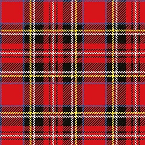 Ambiente 3 Ply Scottish Red Tartan Napkins Cover