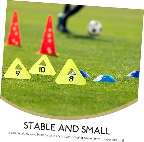 Miniatura 3 de SUPVOX 10 Uds. Equipo de Entrenamiento Conos de Disco de Fútbol Conos de Disco de Entrenamiento de Fútbol para Niños Agilidad Conos de Tráfico Conos