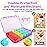 Daviky Weekly Pill Organizer 3 Times a Day, Travel Pill Organizer 3X a Day, Pill Box 7 Day, Daily Pill Box Organizer, Pill Cases Organizers 7 Day, Medicine Organizer to Hold Vitamins and Medication