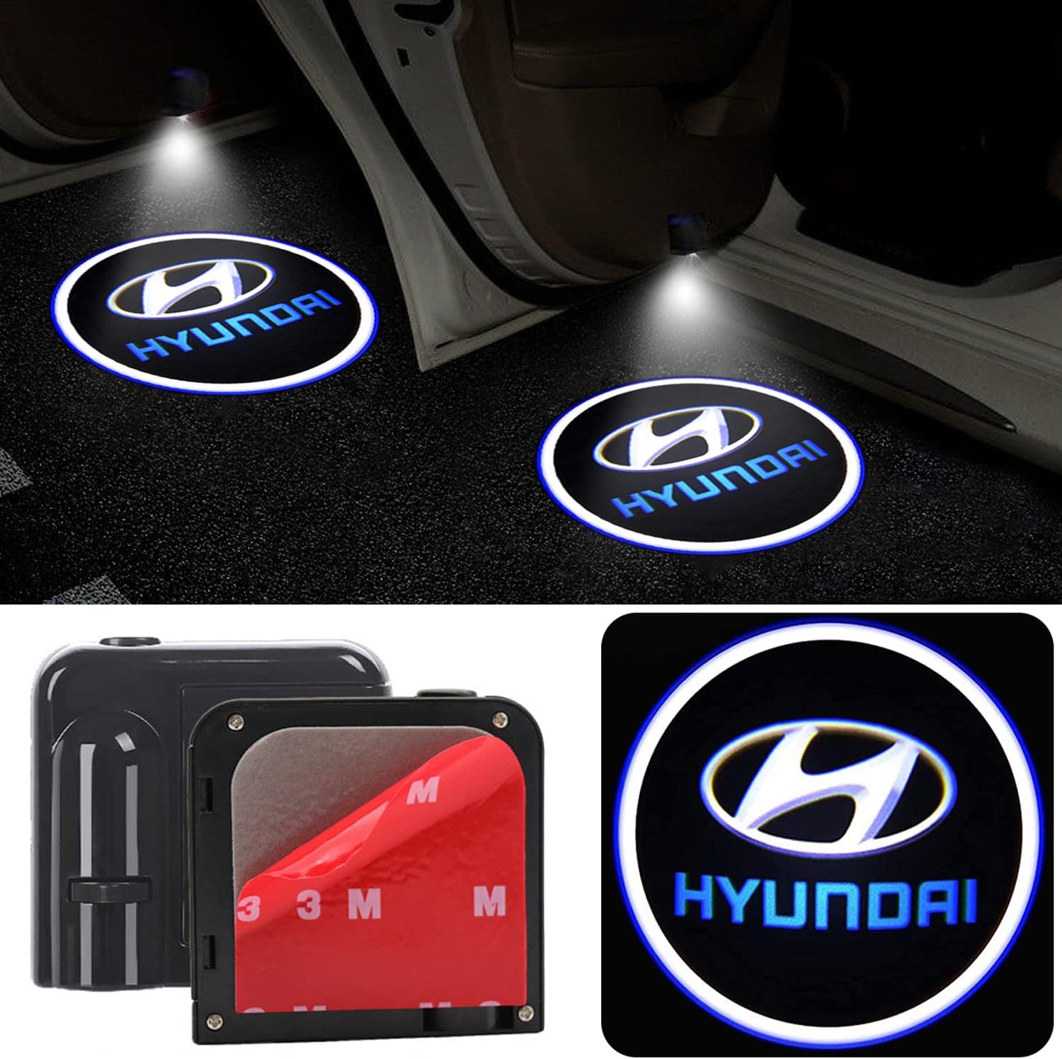 Car door projector light hyundai Clearance