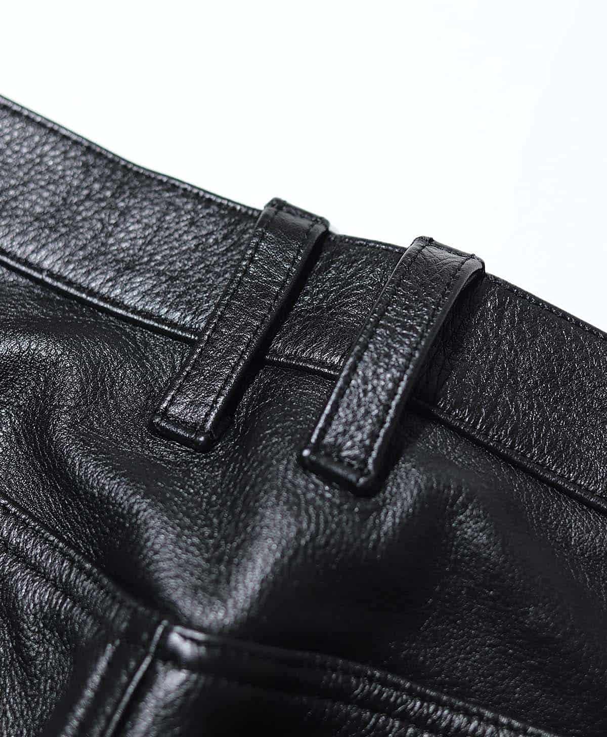Amazon | カドヤ(KADOYA)_バイク_パンツ_LEATHER SLIM PANTS_ブラック_ 