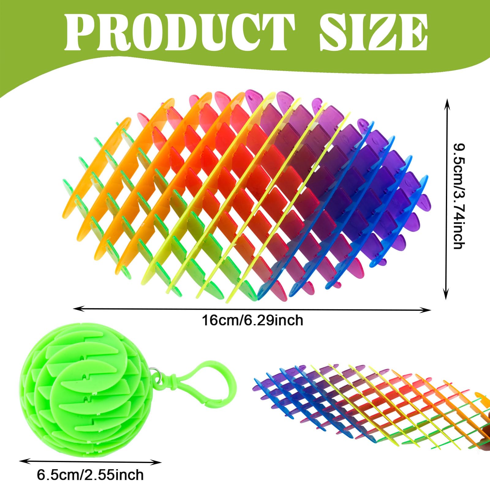 SSKHE Fidget Worm Toy, duża zabawka Fidget Worm, kolorowa zabawka Fidget, rozciągliwa, czuła i antystresowa, sensoryczna zabawka antystresowa dla dzieci i dorosłych.