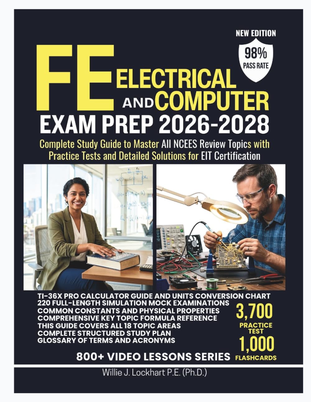FE ELECTRICAL AND COMPUTER EXAM PREP 2026-2028: Complete Study Guide to Master All NCEES Review Topics with Practice Tests and Detailed Solutions for EIT Certification