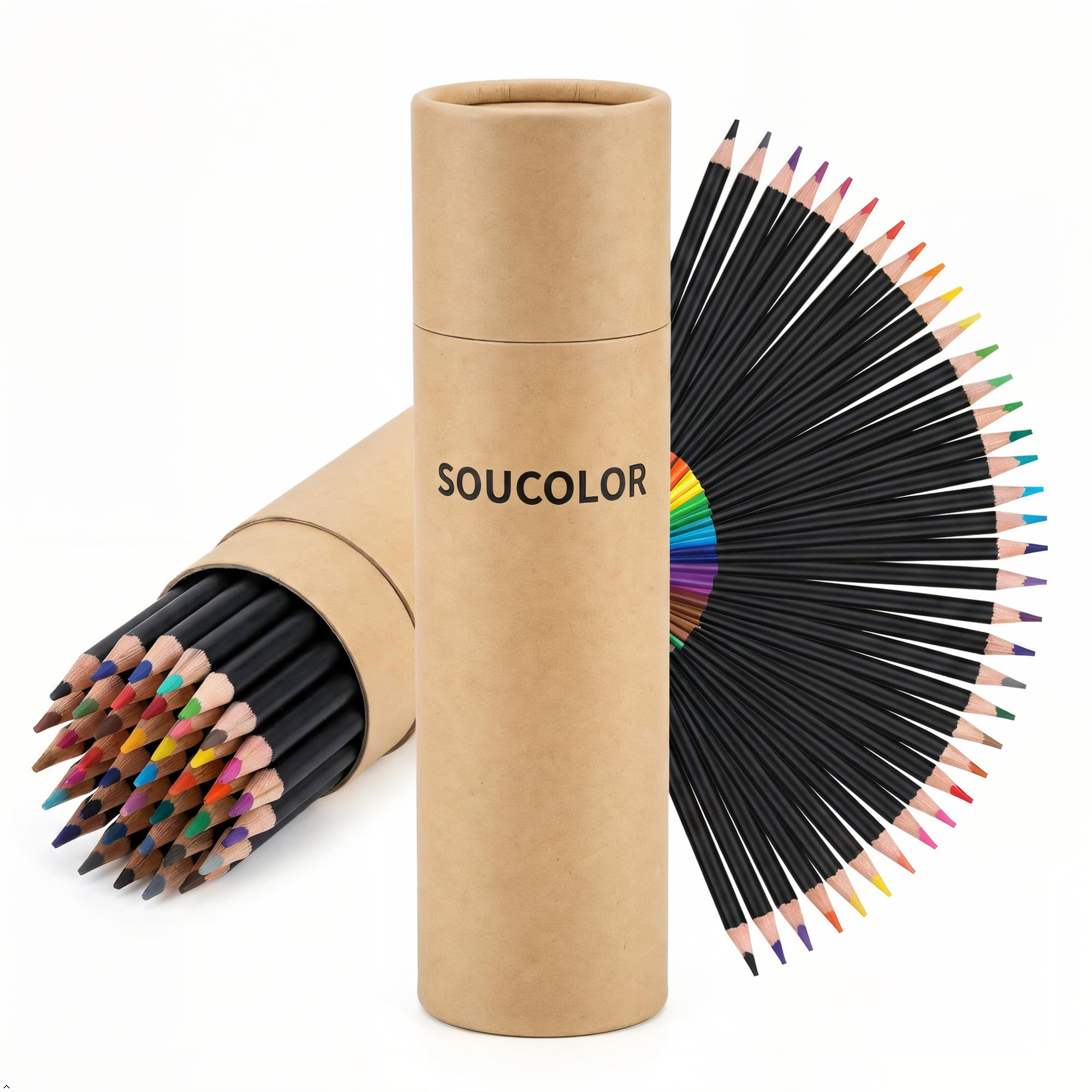 Amazon.com : Soucolor 72 Colored Pencils Set - Premium Art
