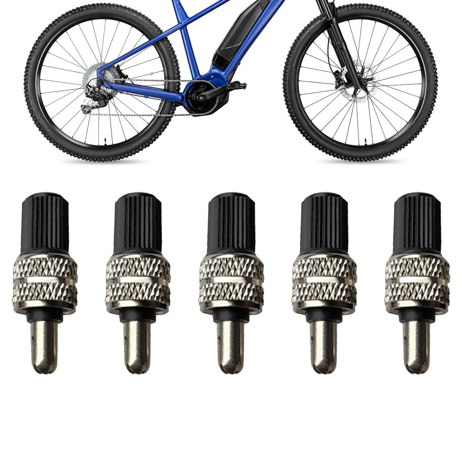 Eastuy Air Valve Core For Bicycles, Tubeless Tire Valve Stem - Tire Valve Repair Part For City, Mountain, Folding Bicycles