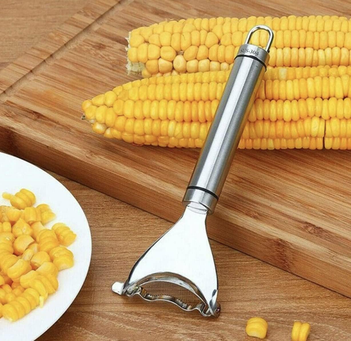 2 PCS Corn Stripper , Corn Shucker , Corn Sheller , Corn Cutter , Corn Stripper