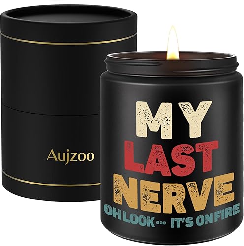 Regalos para compañeros de trabajo Vela relajante para mujeres, regalos divertidos para mejores amigas, velas perfumadas de Navidad, vela con aroma