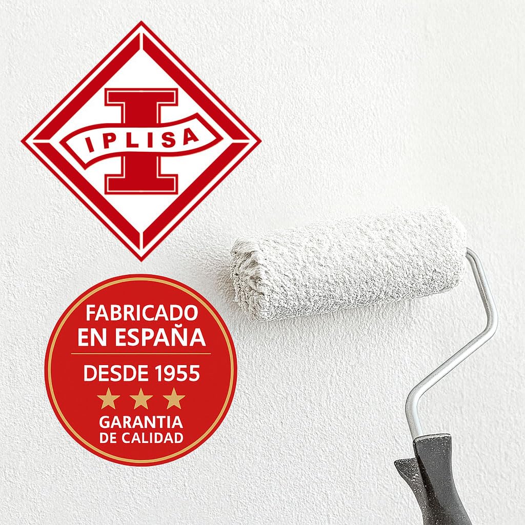 Pintura Al Agua Aislante Termico Exterior IPLYTERMIC (4 L) - Impermeabilizante y Aislante - Pintura para Fachadas e Interior, Tejados Suelos Terrazas Chapas Metálicas Cemento Hormigón - IPLISA