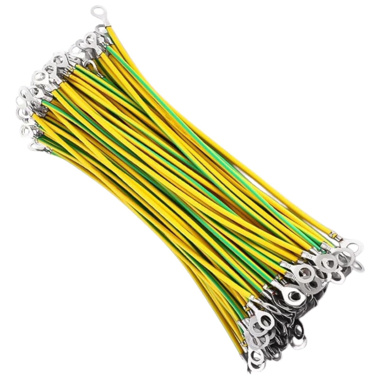 100 szt. Miedziany kabel połączeniowy z paskiem uziemiającym do samochodów