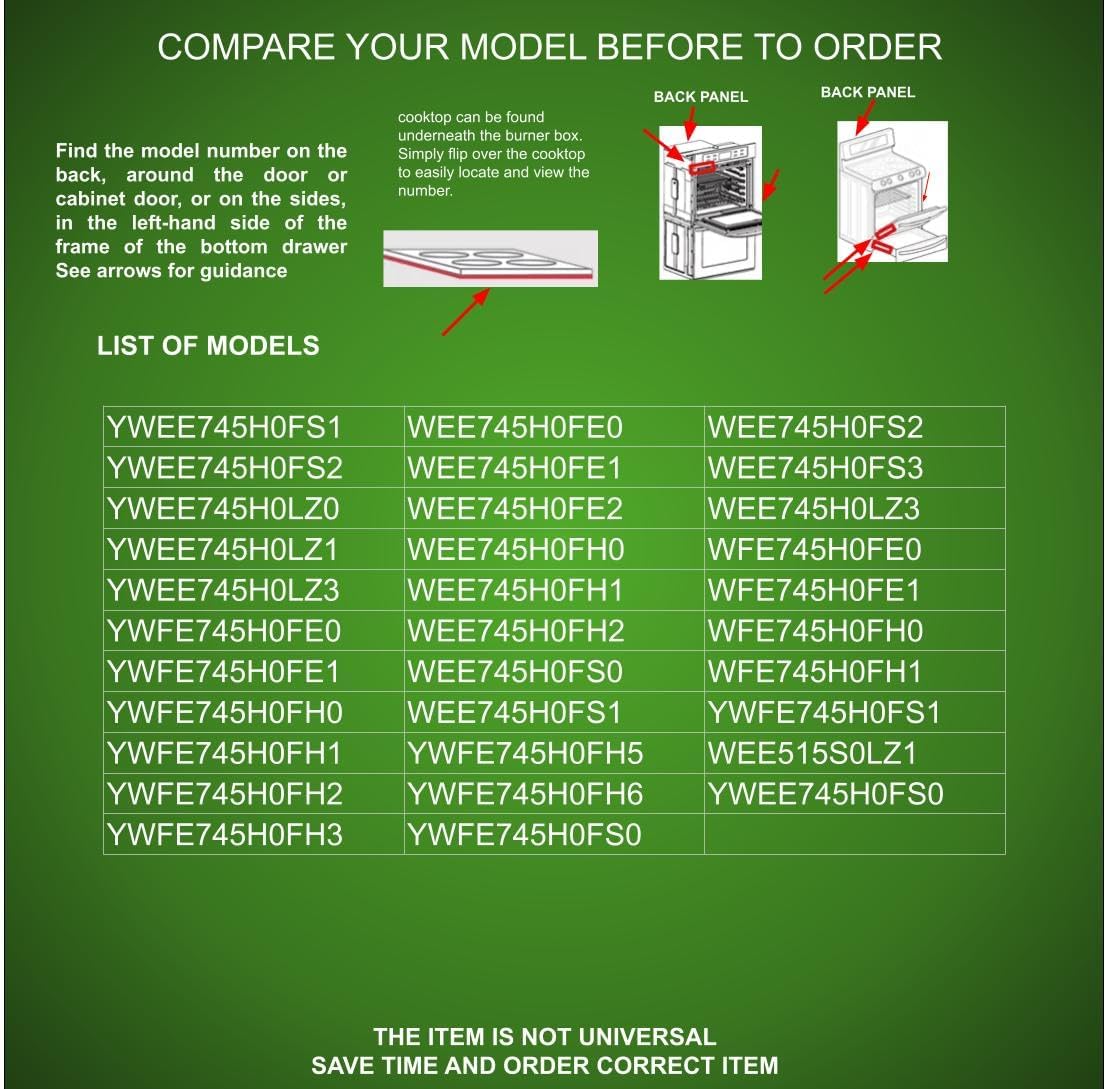 Original Steel W10850027-40, W11027257 CKD027257X Compatible with Whirlpool Stove-Range Knob Stainless Steel fits Old # W10850027-40, W11027257