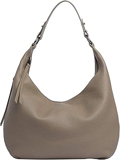 beige hobo bag