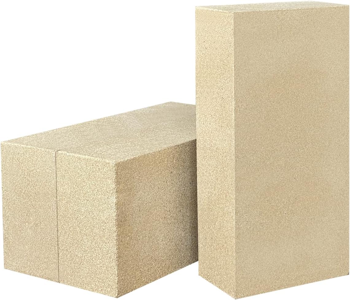 Protalwell Fire Bricks, Size 9″ x 41/2″ x 21/2″, 3Pack
