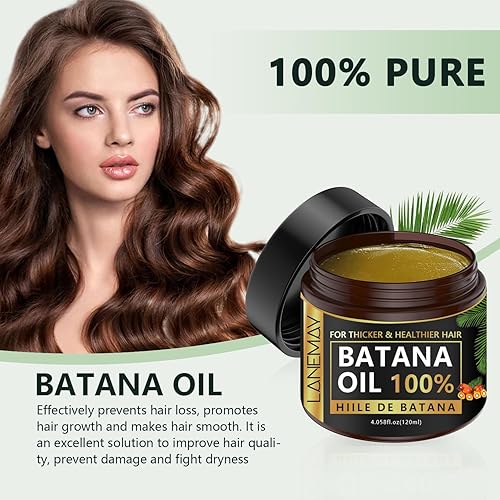 Miniatura 3 de Vedora Aceite de batana 100% puro y sin refinar, solución para el crecimiento del cabello para un cabello más completo y saludable y cuero cabelludo