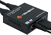 J-Tech Digital 4K@60Hz HDMI Splitter 1x2 - 1 in 2 Out Powered for Dual Monitors [JTD-MINI-1X2SP]