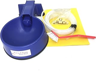 Easy-Clean Auto-Fill Water Bowl with Indoor Installation Kit and 25 foot of Poly-tubing