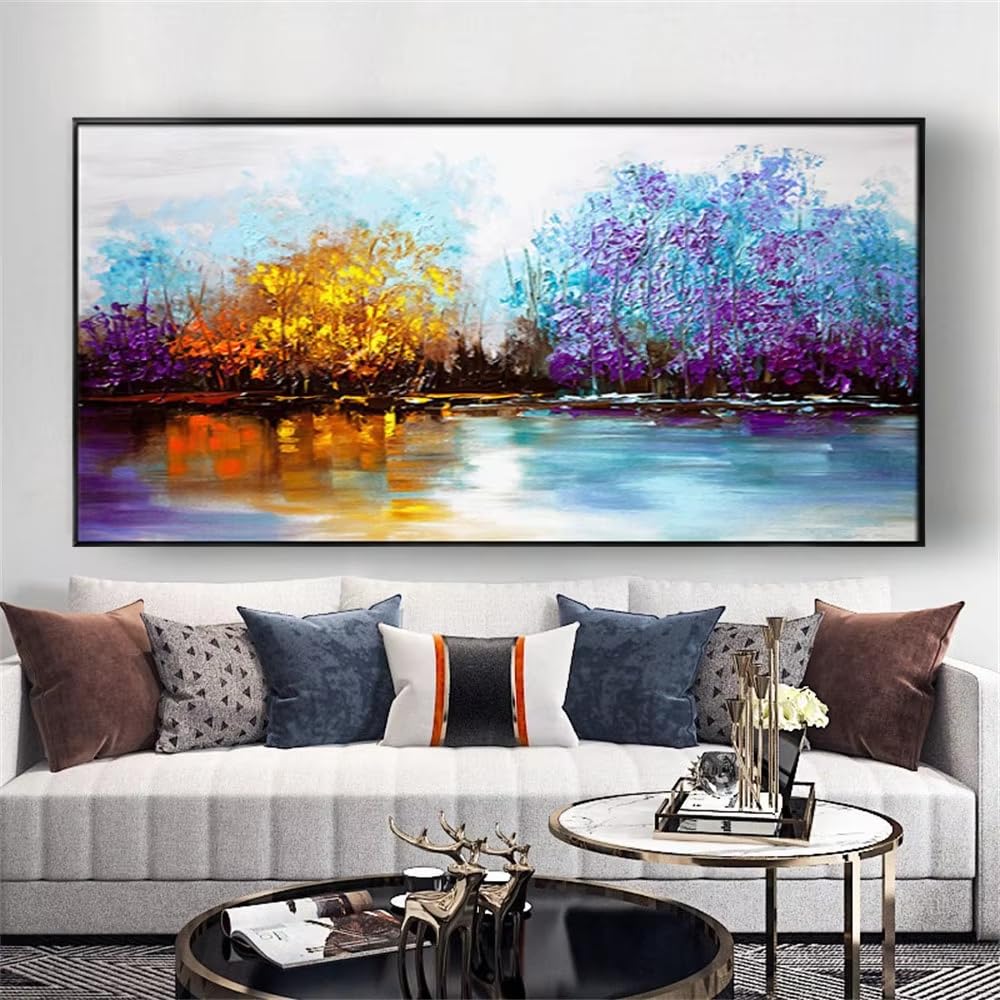 DFZEWKI Canvas Painting Modern Living Room Decor Decorative Canvases Hall Artwork Wall Art Prints Ideal(75x150cm(30x59in)/No frame)