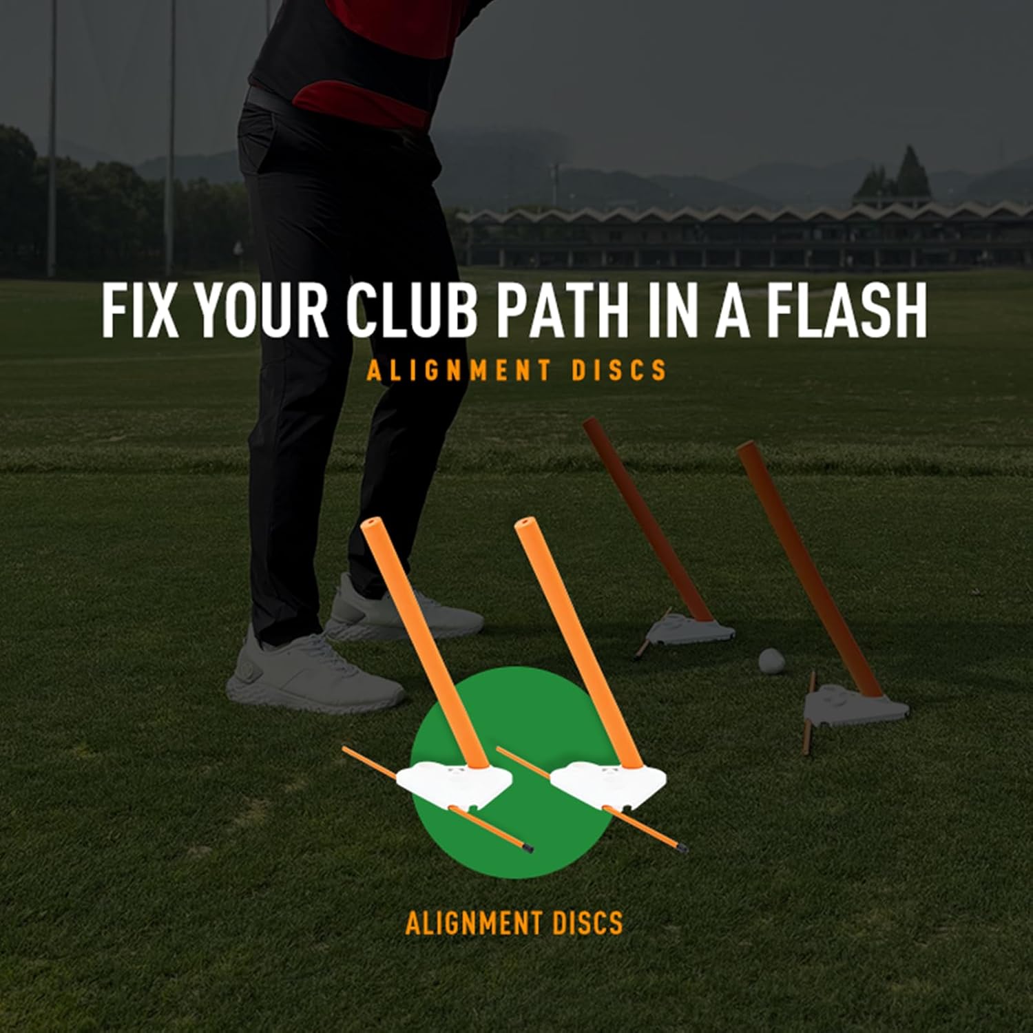 ゴルフ練習補助 | ゴルフスイングポジションコレクター | 人間工学に基づいた安定したボールスポーツ練習器具 男性 女の子 ティーン