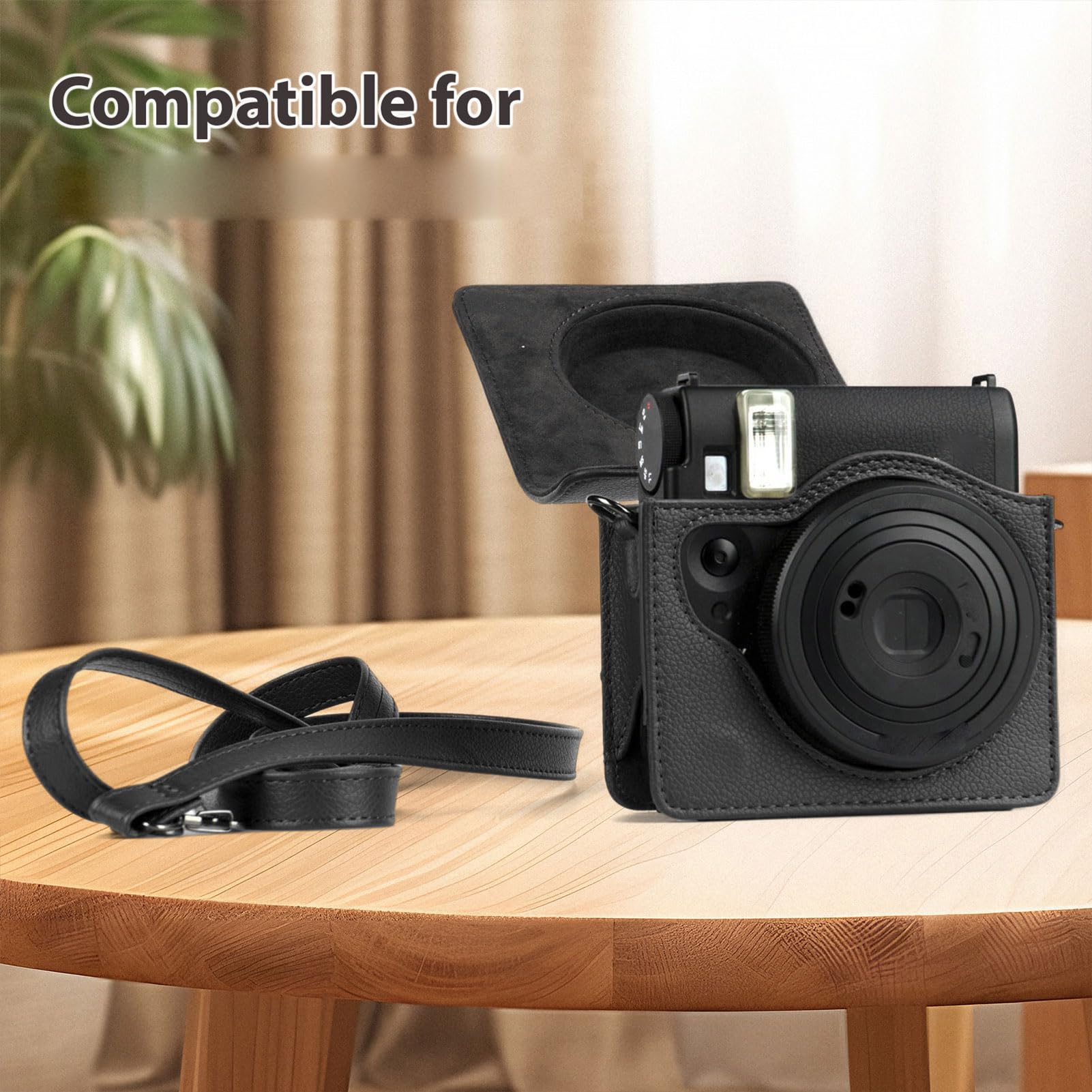 Custodia per fotocamera Mini 99 Borsa protettiva leggera con tracolla regolabile per un facile accesso (Nera)