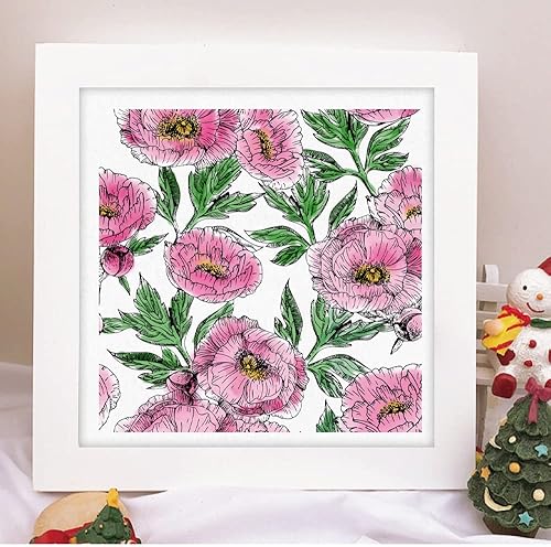 Miniatura 4 de Sellos transparentes de fondo de hojas de flores para hacer tarjetas, plantas, sellos de goma transparente para álbumes de recortes con sentimiento