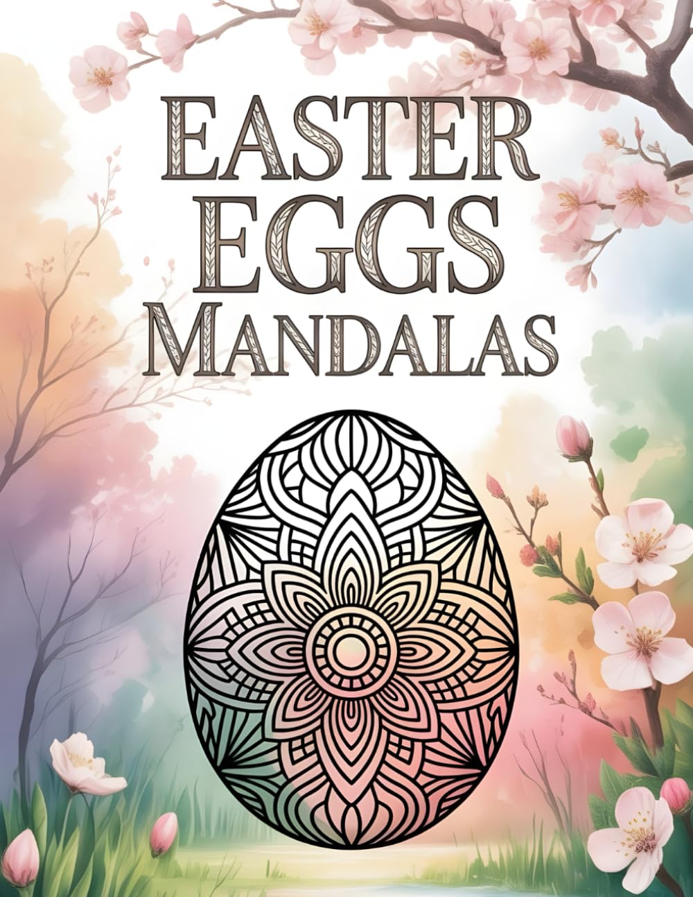 Easter Eggs Mandalas – Coloring Book for Adults: Intricate Spring Mandalas for Relaxation, Creativity and Mindful Coloring