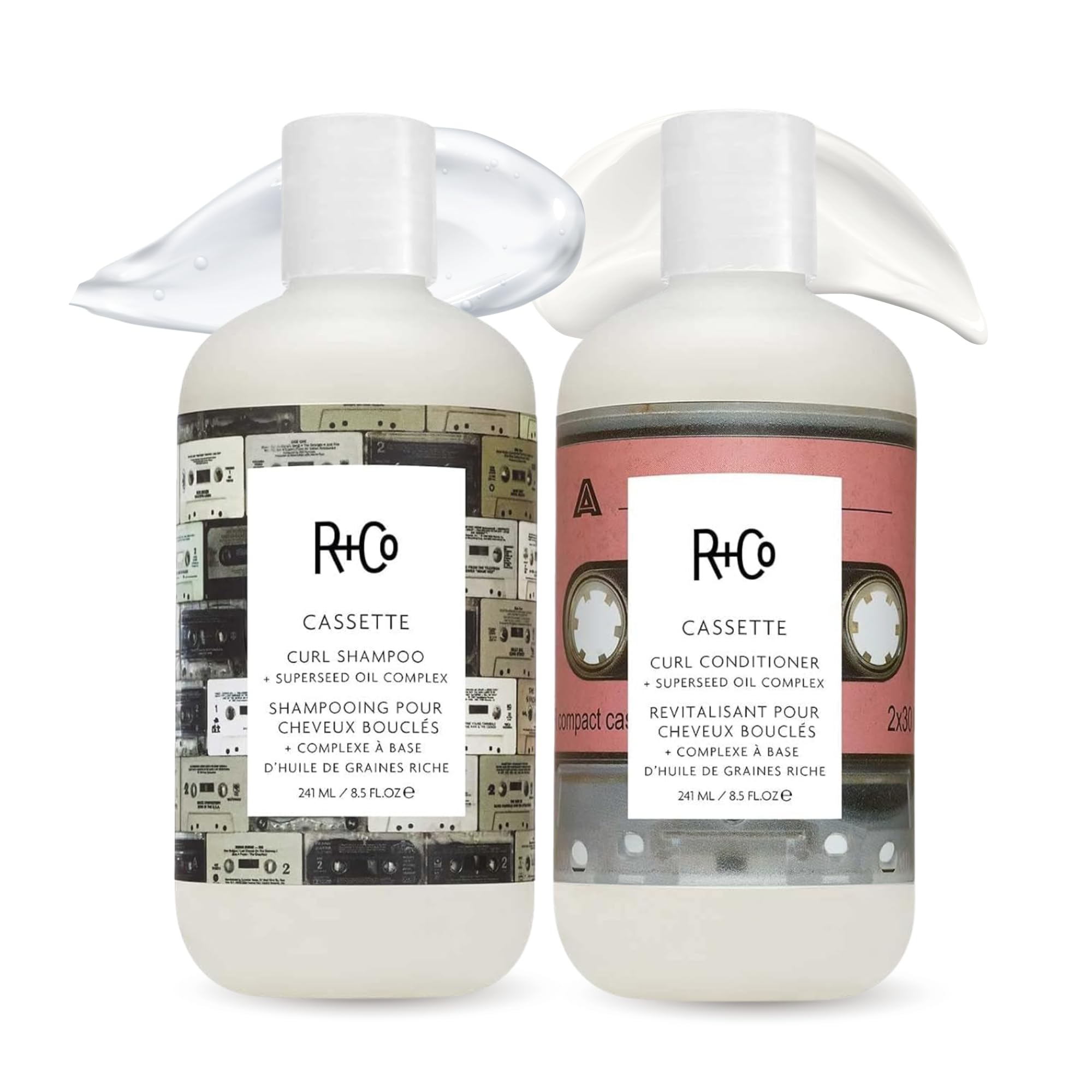 Amazon.com: R+Co Cassette Curl Shampoo and Conditioner Set