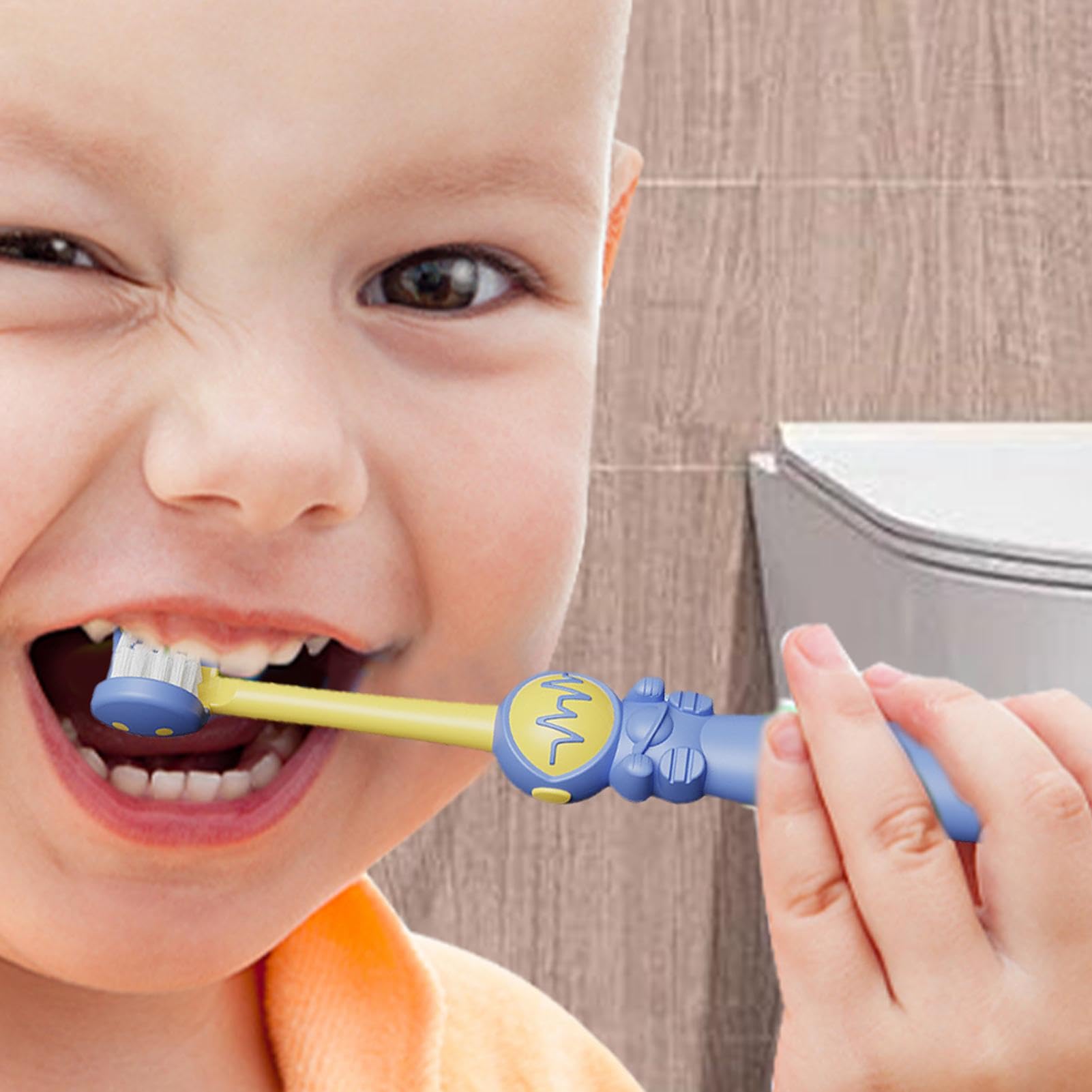 Spazzolino da denti per capelli morbidi a tre lati, spazzolino da denti | morbido per bambini piccoli, astronaut design spazzolino da denti per la cura dei denti dei bambini piccoli, spazzola morbida