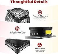 Vista 8 de Soplador de aire, resistente a la intemperie Air Dan cers - Ventilador inflable para hombre de tubo inflable para bailarines del cielo de 17.7