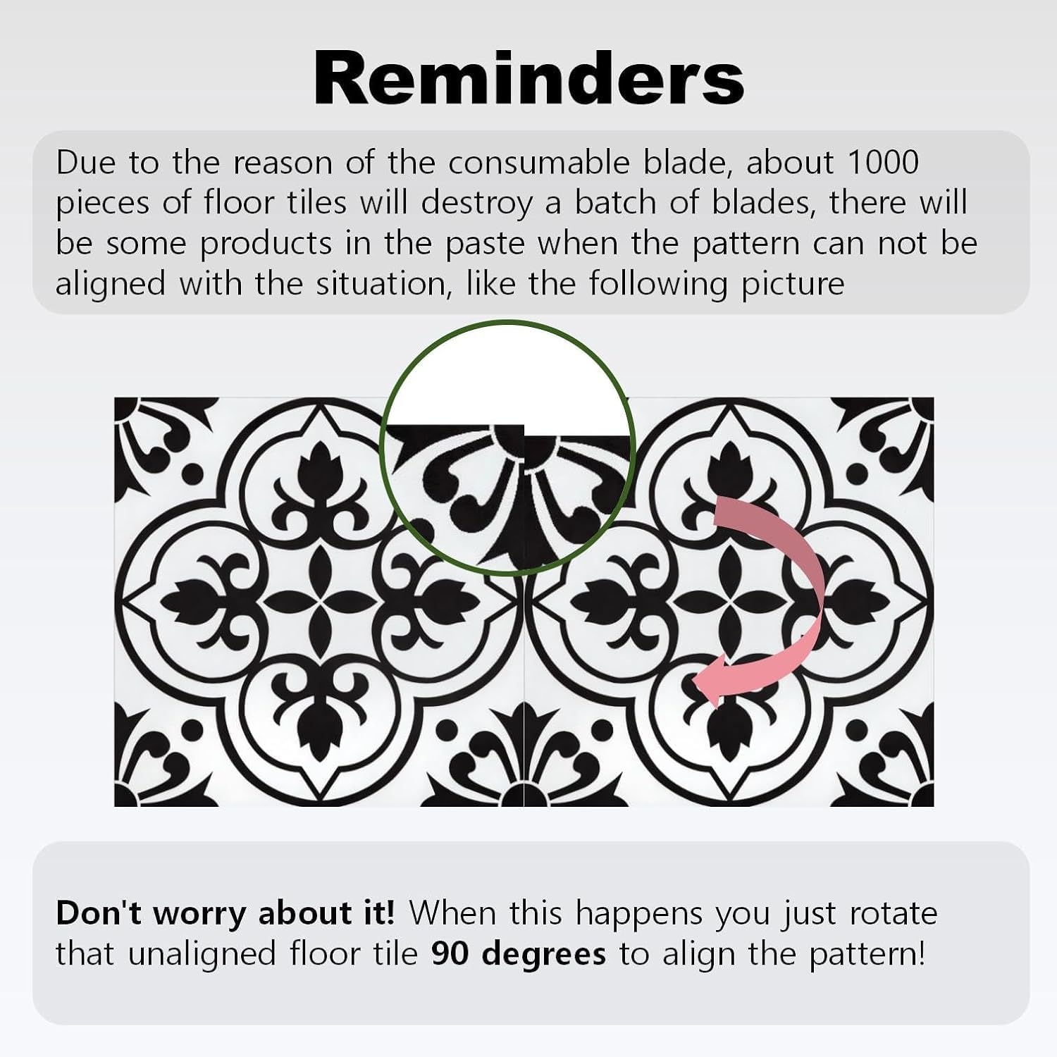 Alow Peel and Stick Floor Tile 20PCS, Black and White Flower Floor Tile Waterproof Easy to Paste, Vinyl Flooring for Bedroom, Living Room Kitchen and More（11.8Inx11.8In)