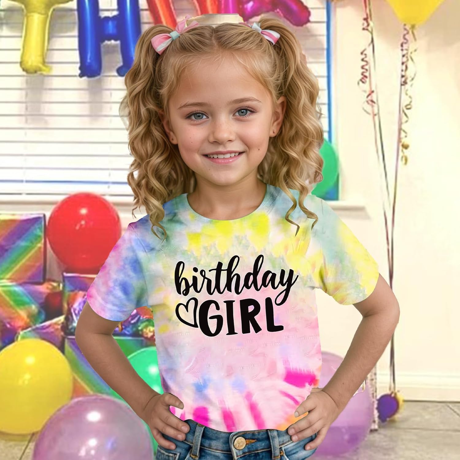 Birthday Girl Shirt Magical Girl Shirt Girls Birthday Graphic Tee Kids Bday Party Tshirt Girls Outfit Tops - Image 5