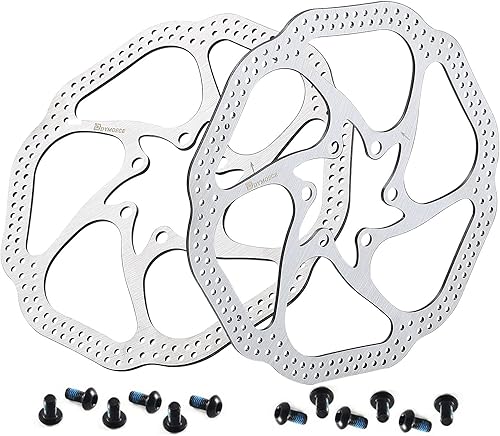 Miniatura 7 de D Dymoece Rotores de freno de disco de bicicleta con 12 pernos de 5.512 in6.299 in7.087 in7.992 in para MTB Mountain Road Bicicletas BMX