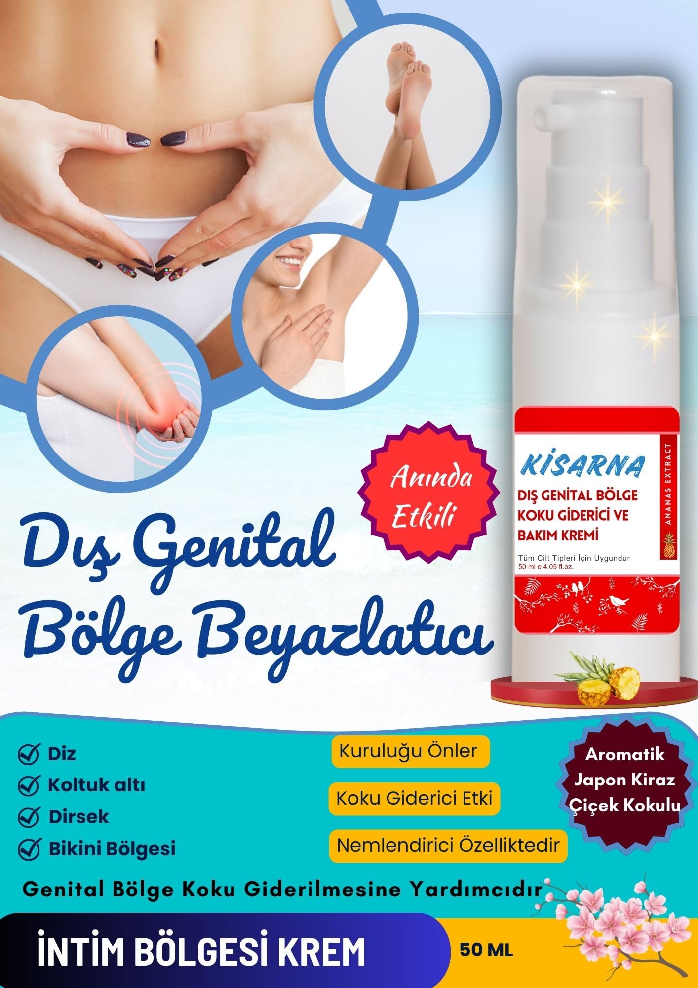 Vajinal Koku Gidermeye Yardımcı Krem