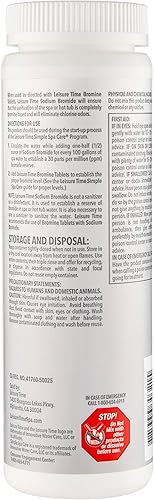 Miniatura 2 de Leisure Time - Bromuro de sodio para jacuzzis - Desinfectante de spa de 1 libra  Inicia la reserva de bromo para sistemas de bromo  Inicio simple de