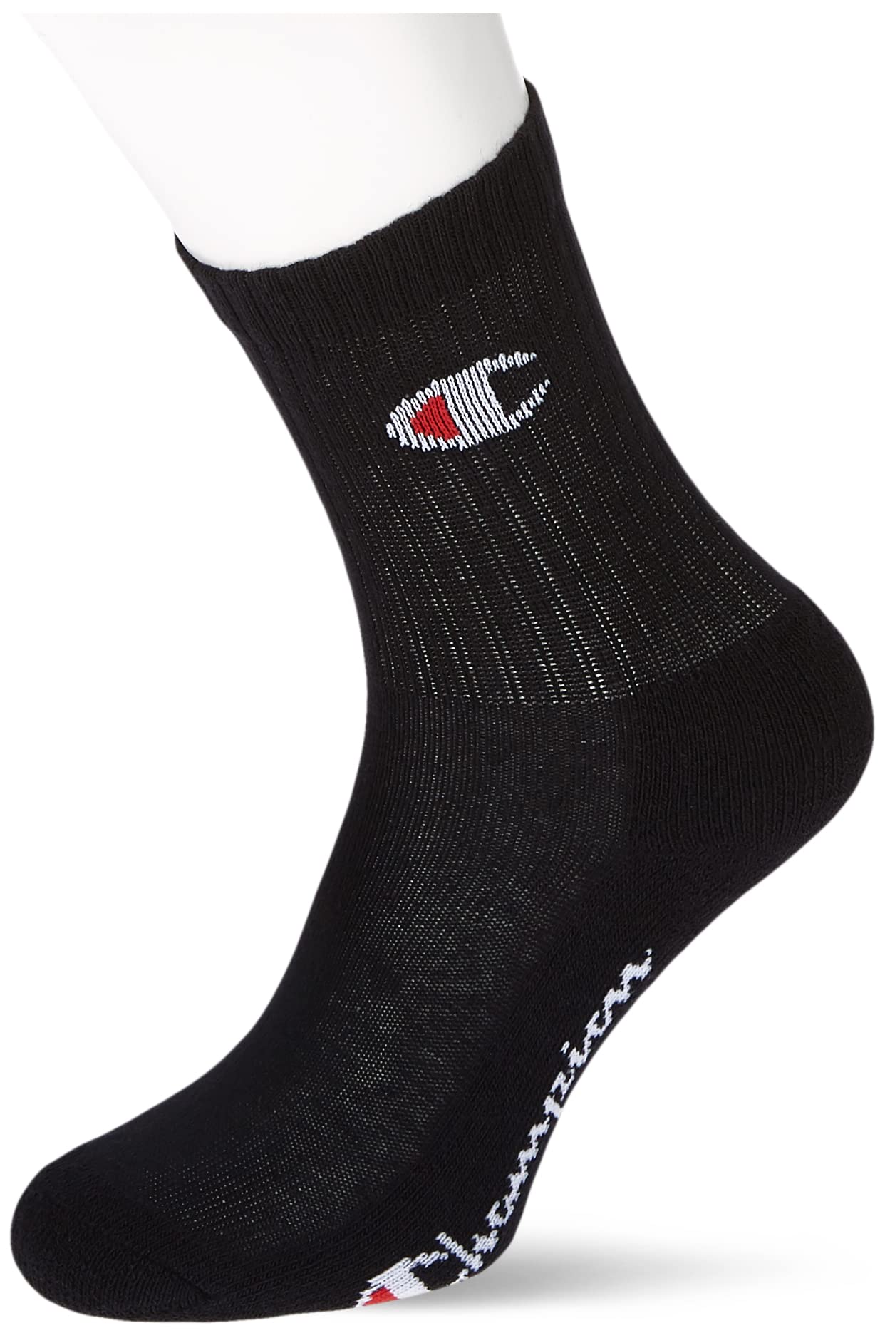 Champion BASICS NOS Accessories Junior 6-Pack Socks, Crew, Navy Blue