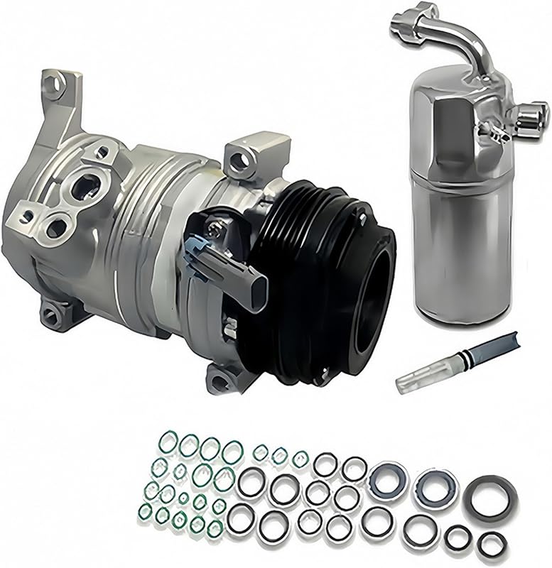 Air Conditioning AC Compressor with Clutch 1x for Lincoln Mark LT 2008 5.4L | Air Conditioning AC Compressor with Clutch for Lincoln Mark LT 2008 5.4L V8, for Ford F-150 2007 2008 4.2L V6
