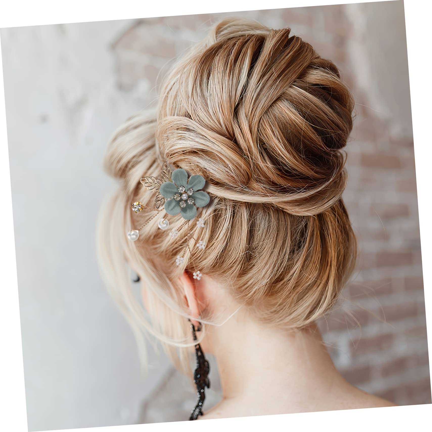 Mikinona 6 Juegos Horquilla Pinza De Pelo De Dama De Honor Accesorios Formales Para El Cabello Para Mujeres Tocado De Perlas Para Boda Pasadores De Pelo De Novia Aleación De Zinc
