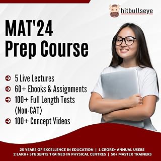 Hitbullseye MAT 2024 Preparation | MAT '24 Prep Course Price In India