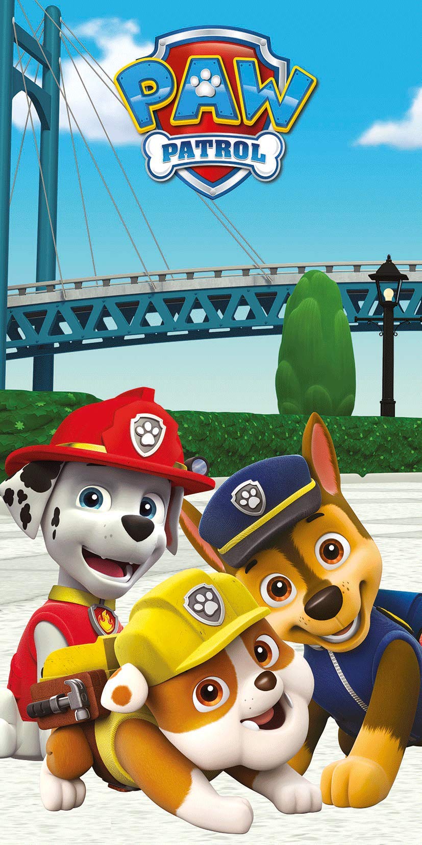 JERRY FABRICS Paw Patrol Kids Bath Beach Towel - 100% Cotton - Size 70x140 cm
