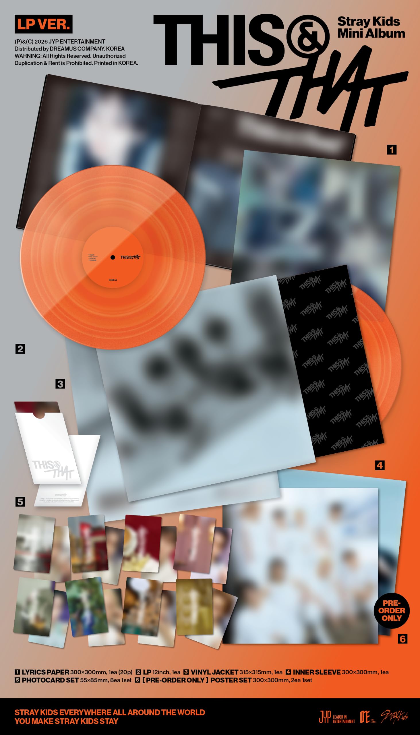 SKZ Stray Kids THIS & That [LP Ver.] 10º mini álbum