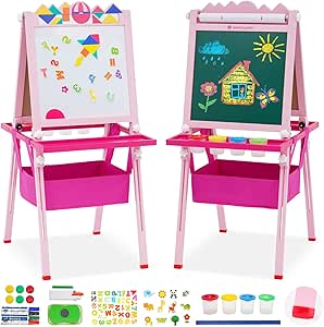 Lavagna Luminosa A LED 35x20 Cm Con 4 Modalità E 7 Colori, Set Completo Con Pennarelli, Supporto Invisibile E Catena Per Bambini E Ufficio - 4