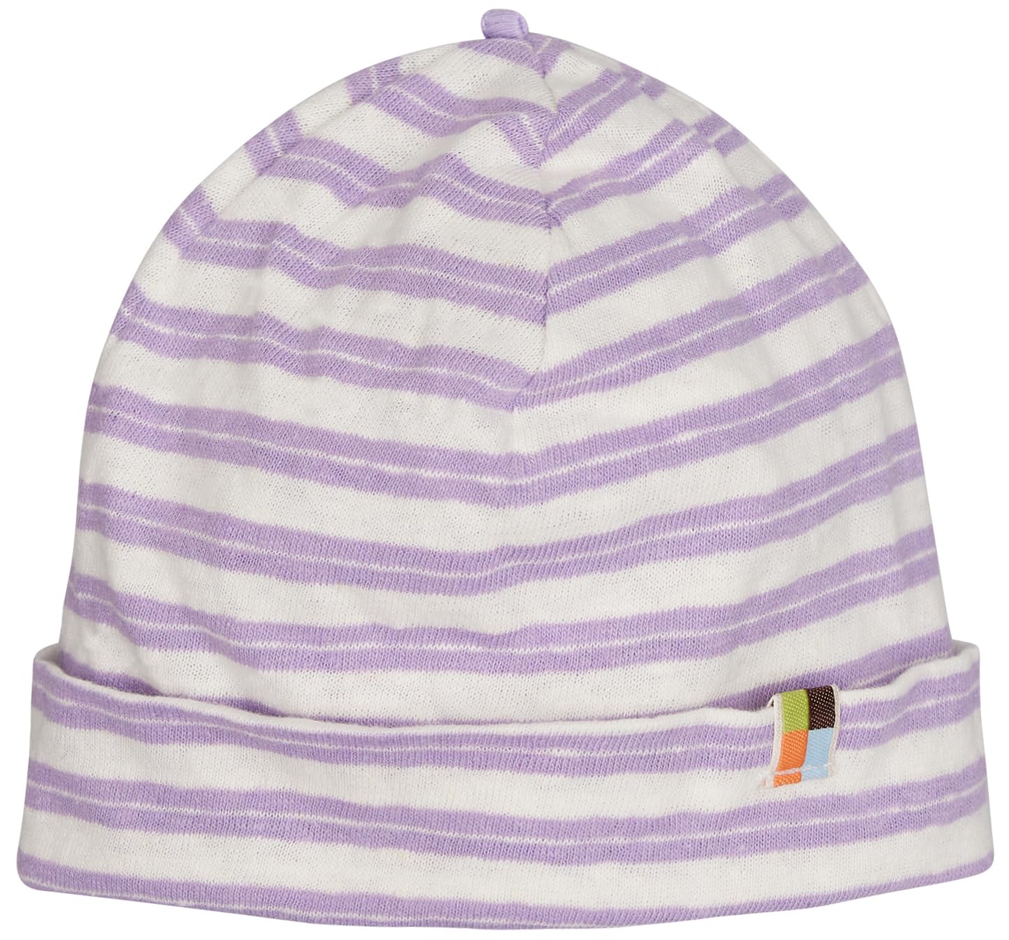 loud + proud Mädchen Streifen mit Leinen, aus Bio Baumwolle, GOTS Zertifiziert Beanie-Mütze