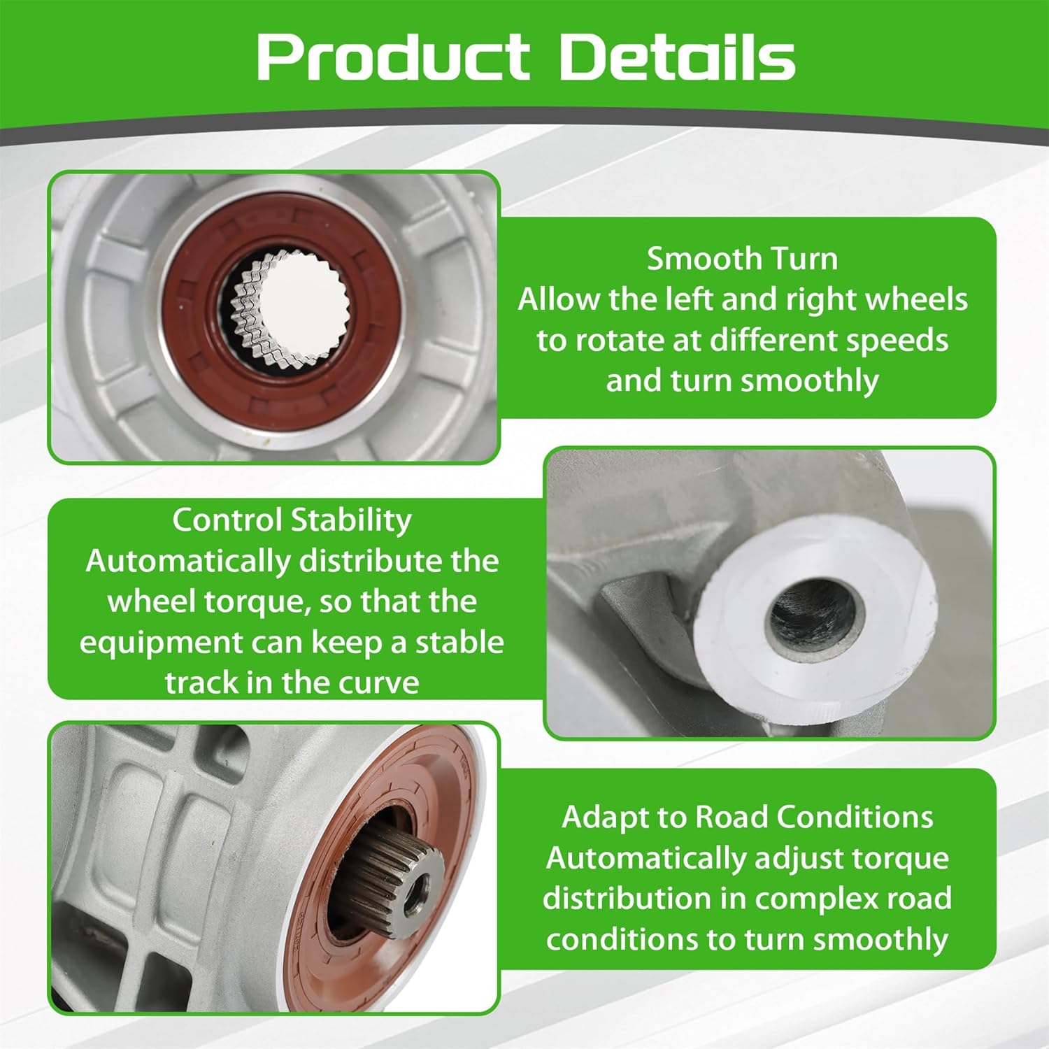 munirater Rear Differential Replacement for Maverick 1000 / 1000R 2013-2018 705502275 705501912 705501958