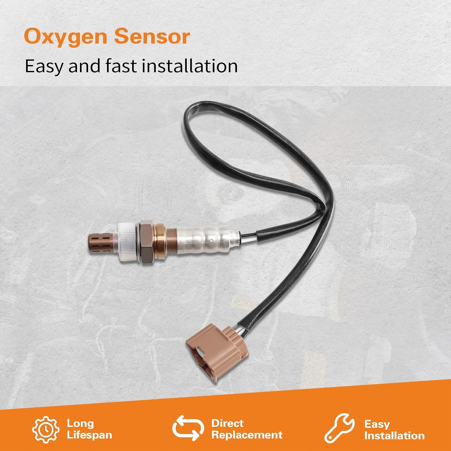 2Pcs Upstream and Downstream Oxygen O2 Sensor for M35h 2012-2013 V6 3.5L,Note 2014-2017 L4 1.6L,Versa 2012 2014-2019 L4 1.6L,12-23 March 1.6L,13-17 Tiida 1.6L.OE#250241104, 25054102