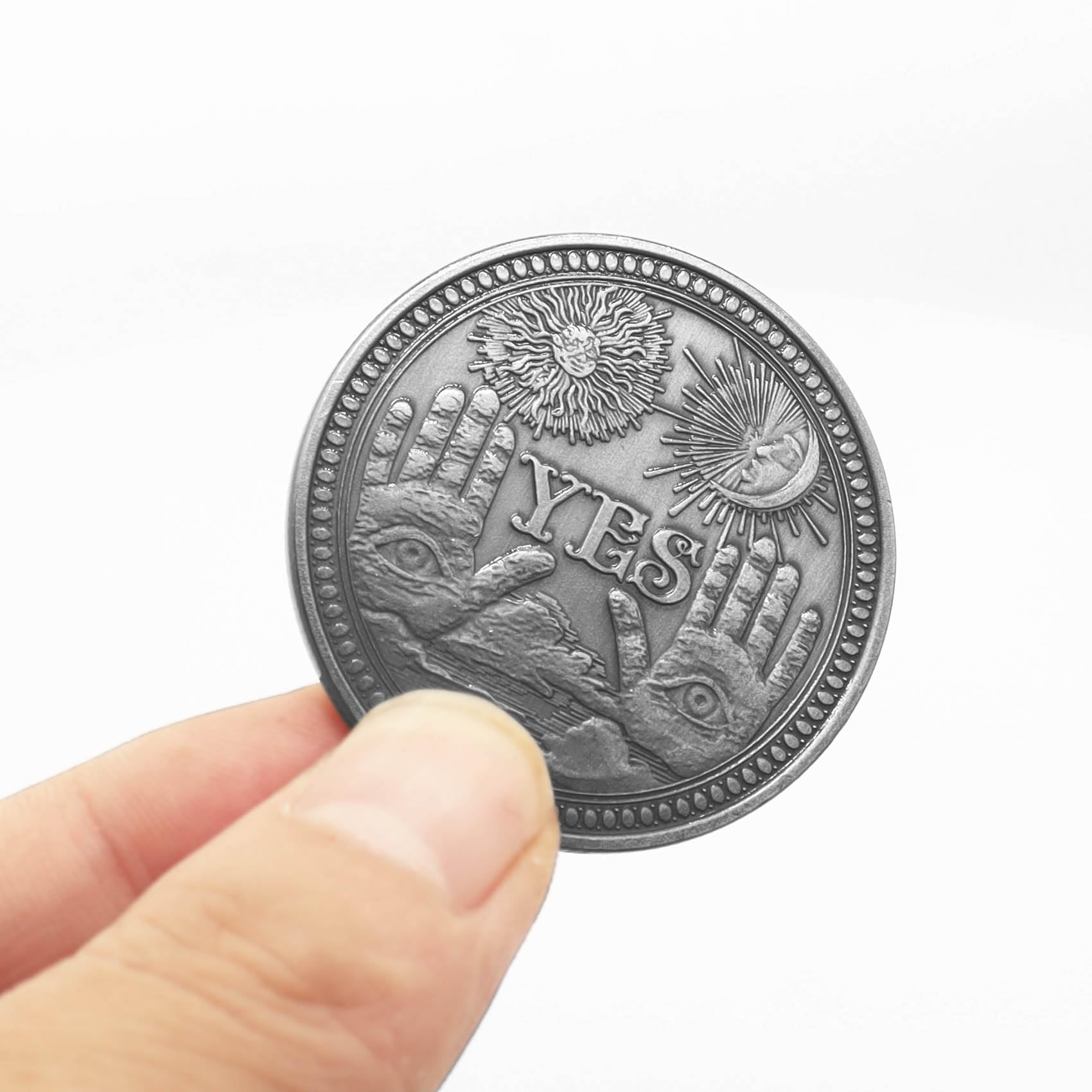Paquete de 20 monedas de desafío Sí No