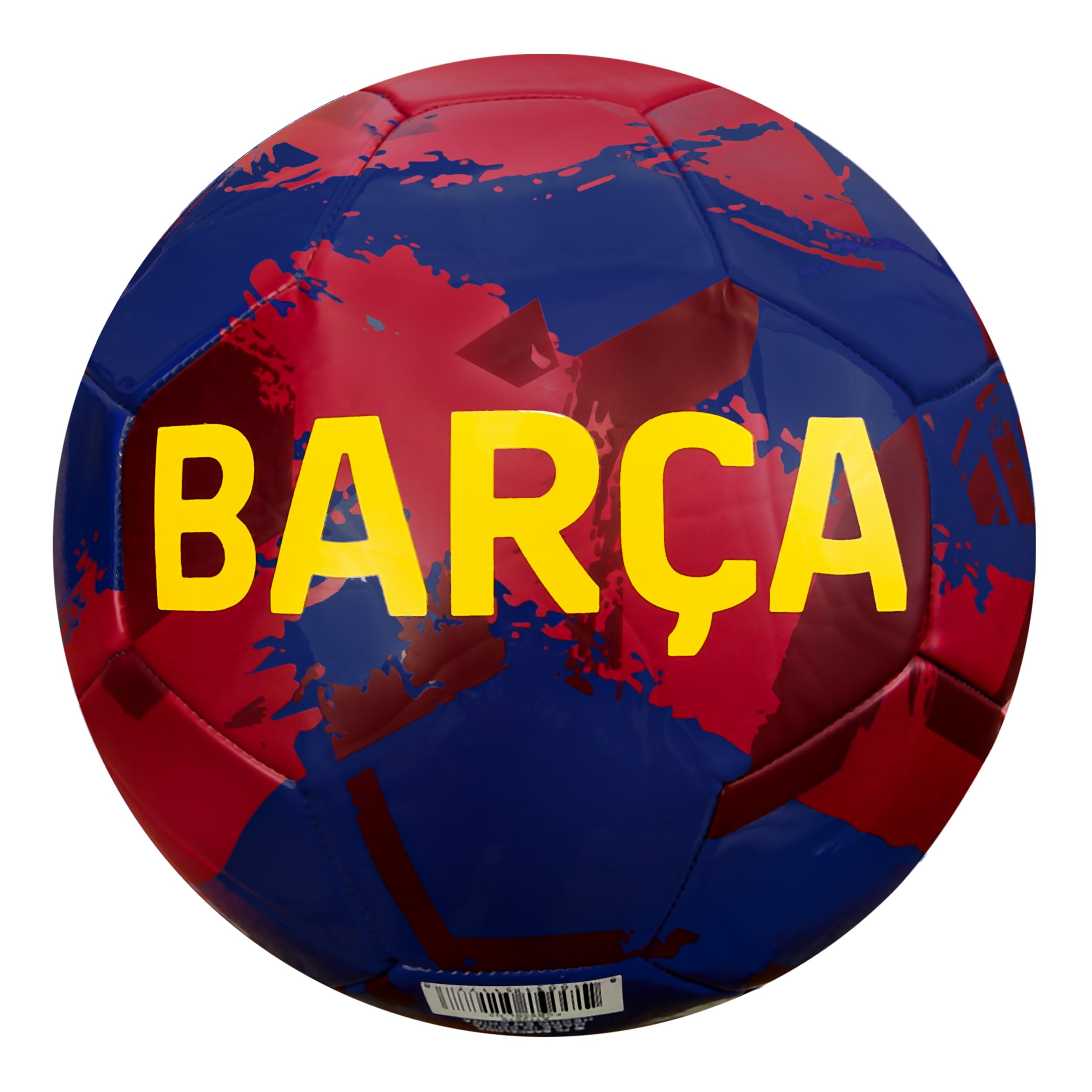 Icon Sports FC Barcelona Brush Team Soccer Ball, Brush Navy, 5 - 3