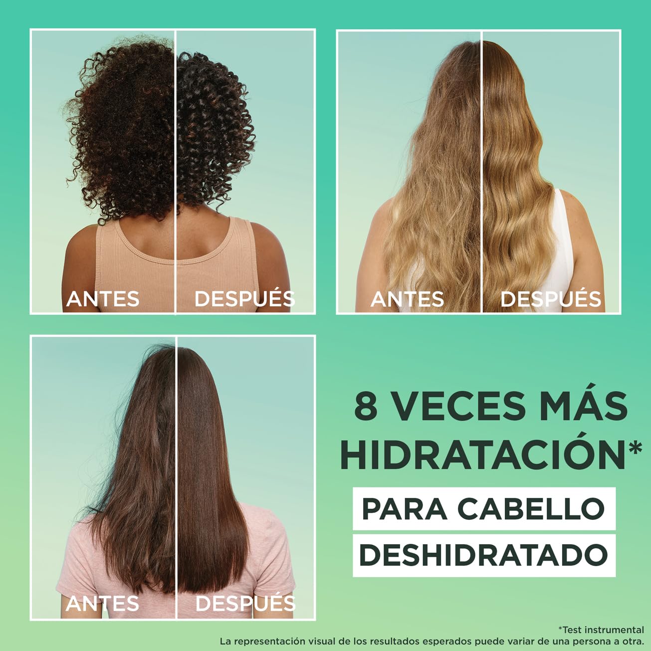 Garnier Fructis Hair Food Set Champú Acondicionador Mascarilla Pelo Normal a Seco Aloe Vera Hidratante 3 Productos
