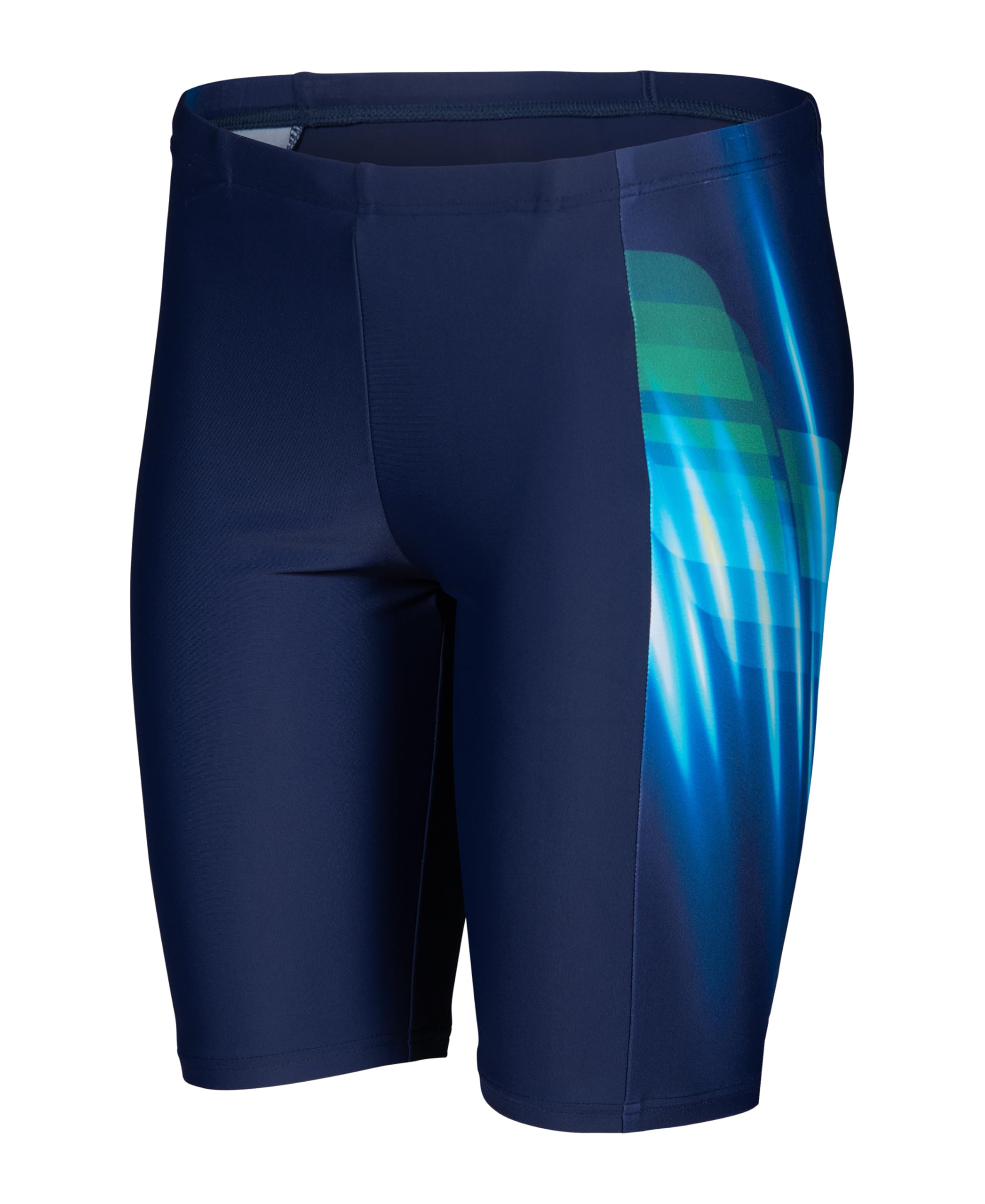 Arena Arena Feel Boys' Fading Swim Jammer Knee-Length Swimsuit Sports Pool Bathing Suit Costume a Pantaloncino Bambini e Ragazzi (Pacco da 1)