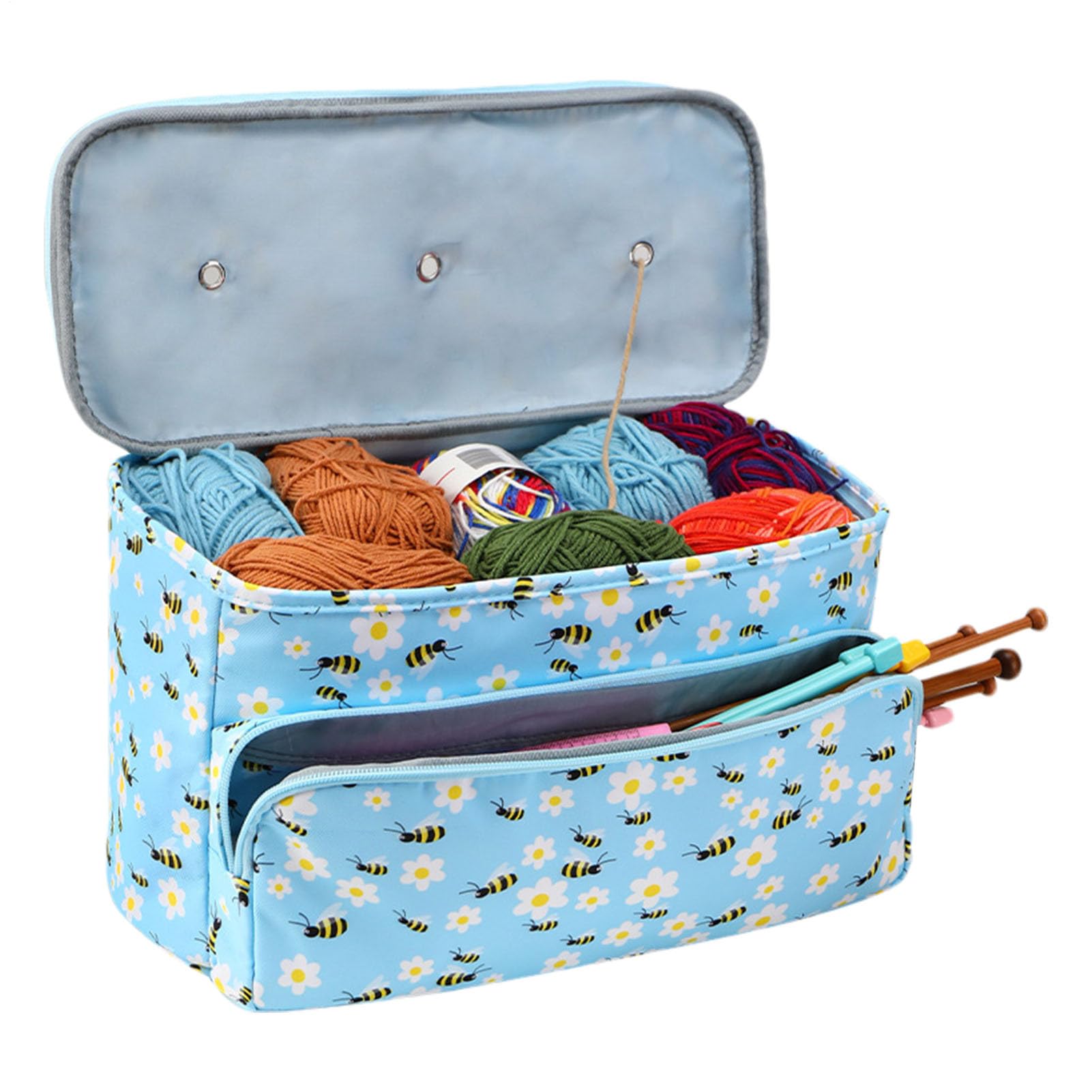 Sac de rangement pour matériaux de tricot sans fils emmêlés