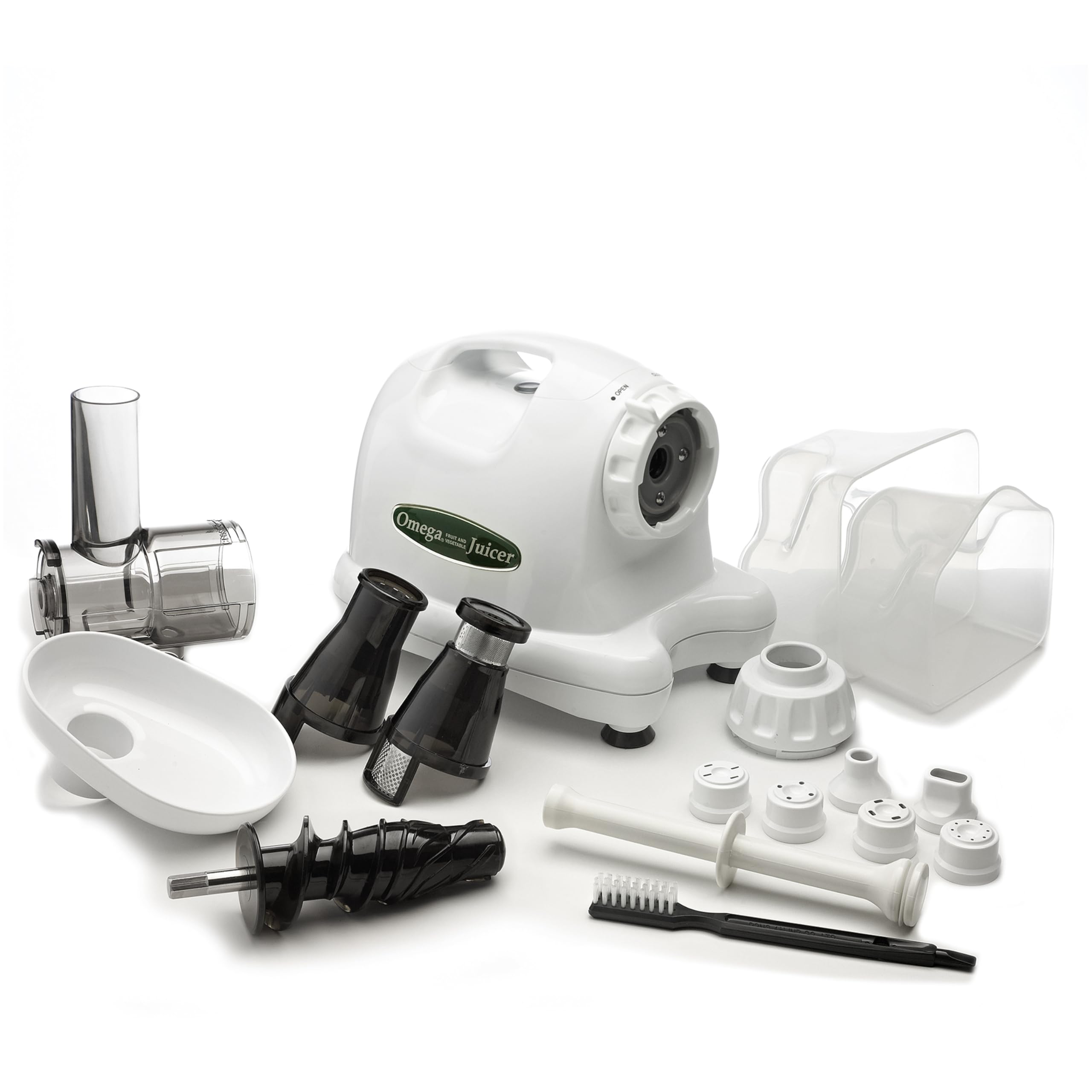 Omega 8224 Extracteur de Jus Blanc 36,8 x 16,5 x 39,4 cm